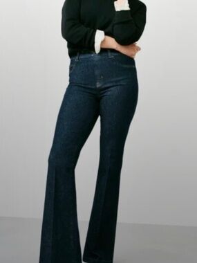 SPANXshape™ Original EveryWear Flare Jeans | Raw Indigo XS TP Petite